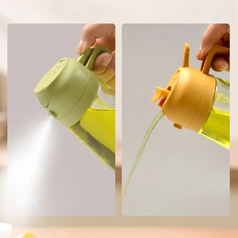 2-in-1 Glass Oil Sprayer and Dispenser – BPA-Free Kitchen Tool for Oil, Vinegar, and More 4