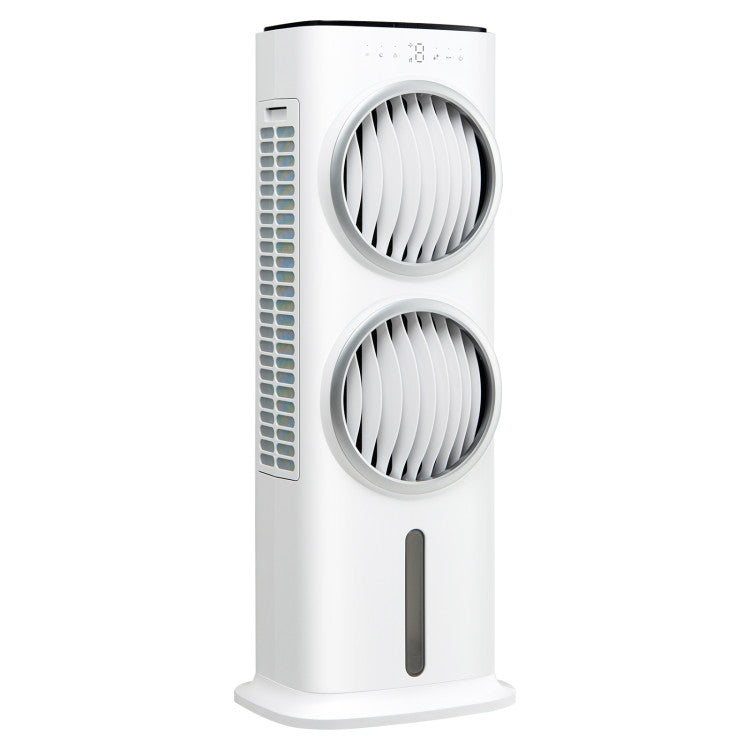 3-in-1 Evaporative Air Cooler with Remote Control – Quiet Fan and Humidifier for Indoor Comfort 0