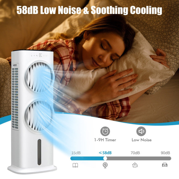 3-in-1 Evaporative Air Cooler with Remote Control – Quiet Fan and Humidifier for Indoor Comfort 2