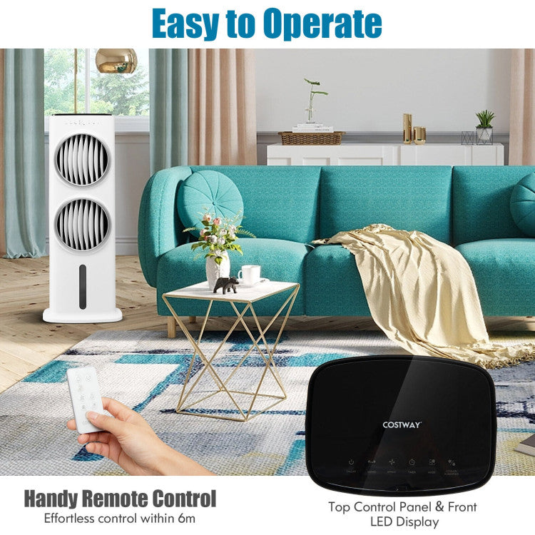 3-in-1 Evaporative Air Cooler with Remote Control – Quiet Fan and Humidifier for Indoor Comfort 4
