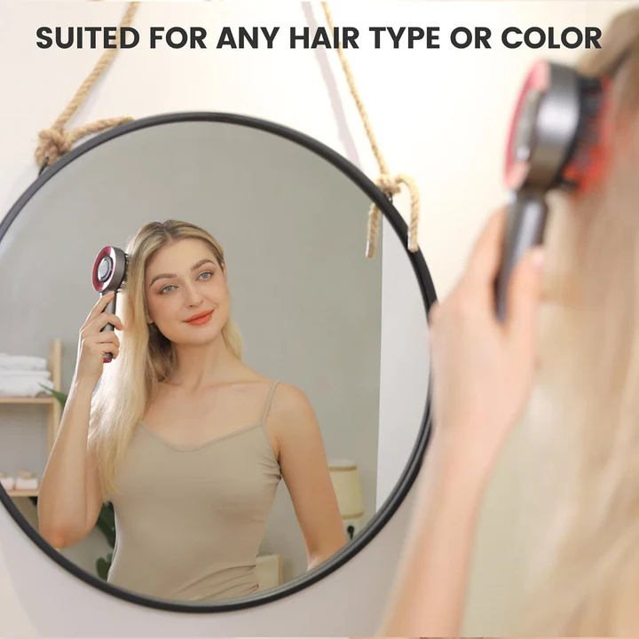 3-in-1 Scalp Massage Brush with Red Light Therapy for Hair Growth and Relaxation 4