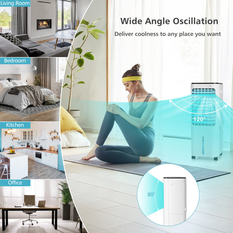 4-in-1 Air Cooler with 12L Water Tank – Multi-Mode Cooling, Humidifying, and Purifying System 5