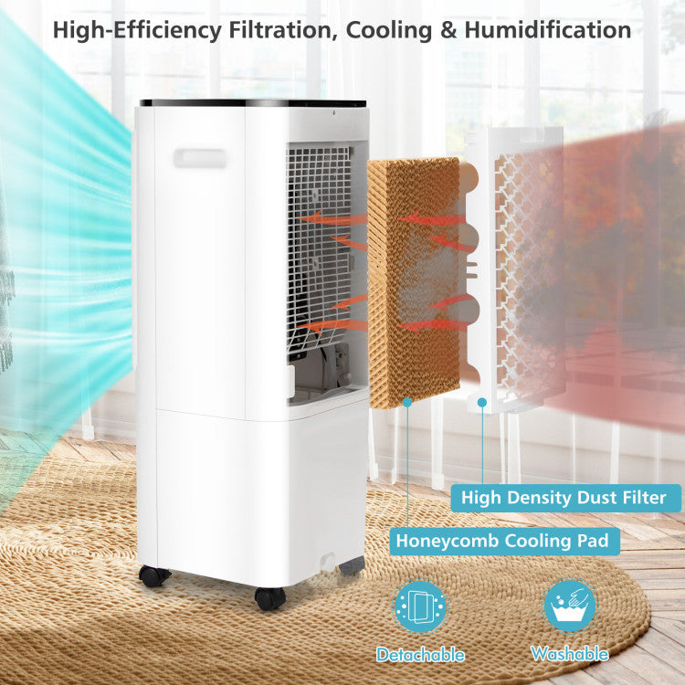 4-in-1 Air Cooler with 12L Water Tank – Multi-Mode Cooling, Humidifying, and Purifying System 6
