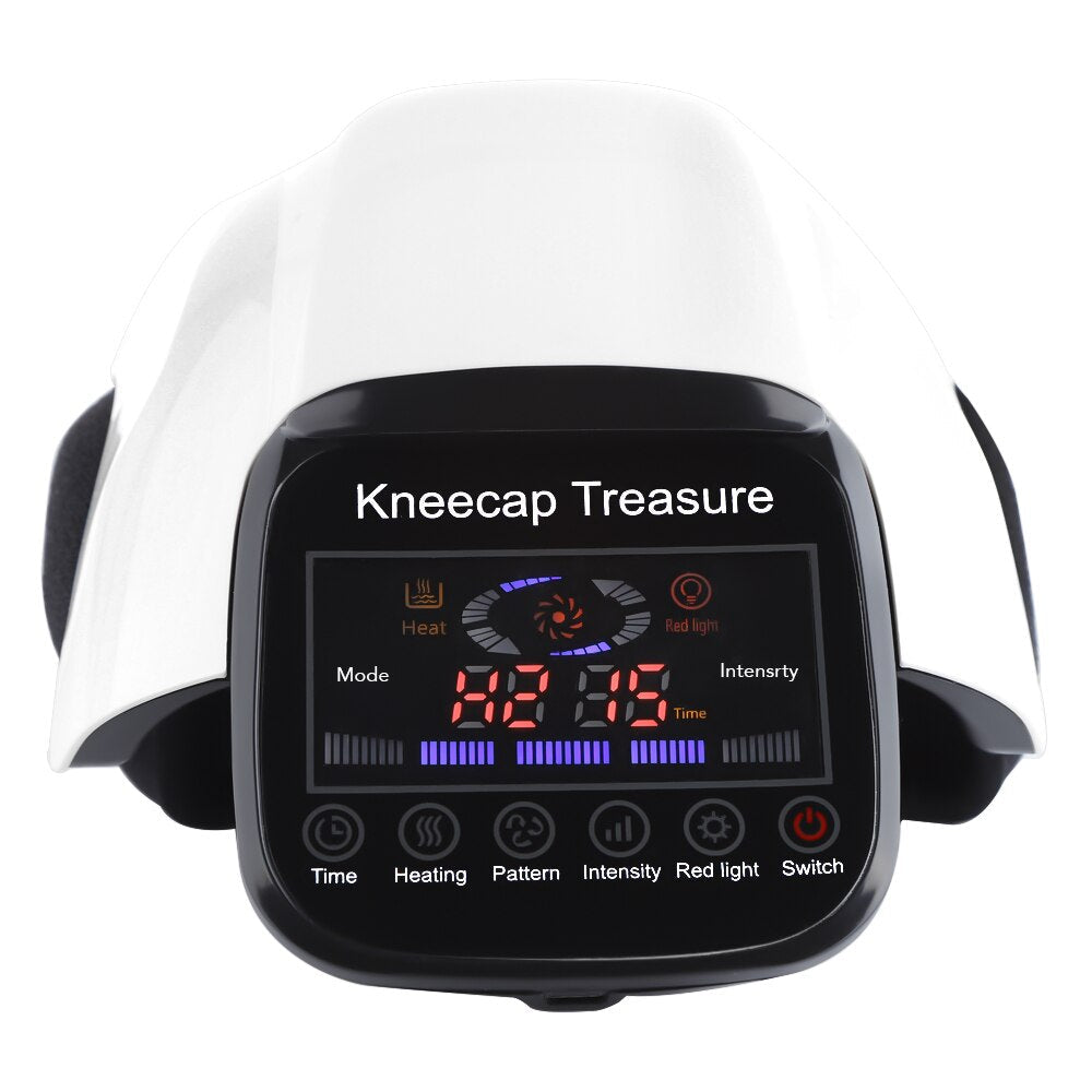 Knee Massager with Heat and Red Light Therapy – Adjustable Airbag Device for Knee Pain Relief-TRUZENIC