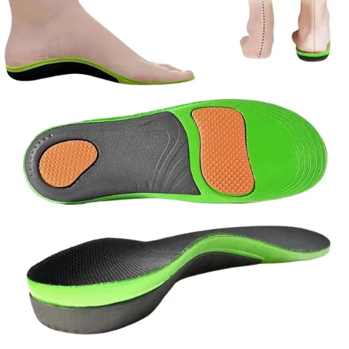 Orthopedic Arch Support Insoles, Thickened Shoe Pads for Flat Feet, Shock Absorption & High-Elastic Foot Cushion-TRUZENIC