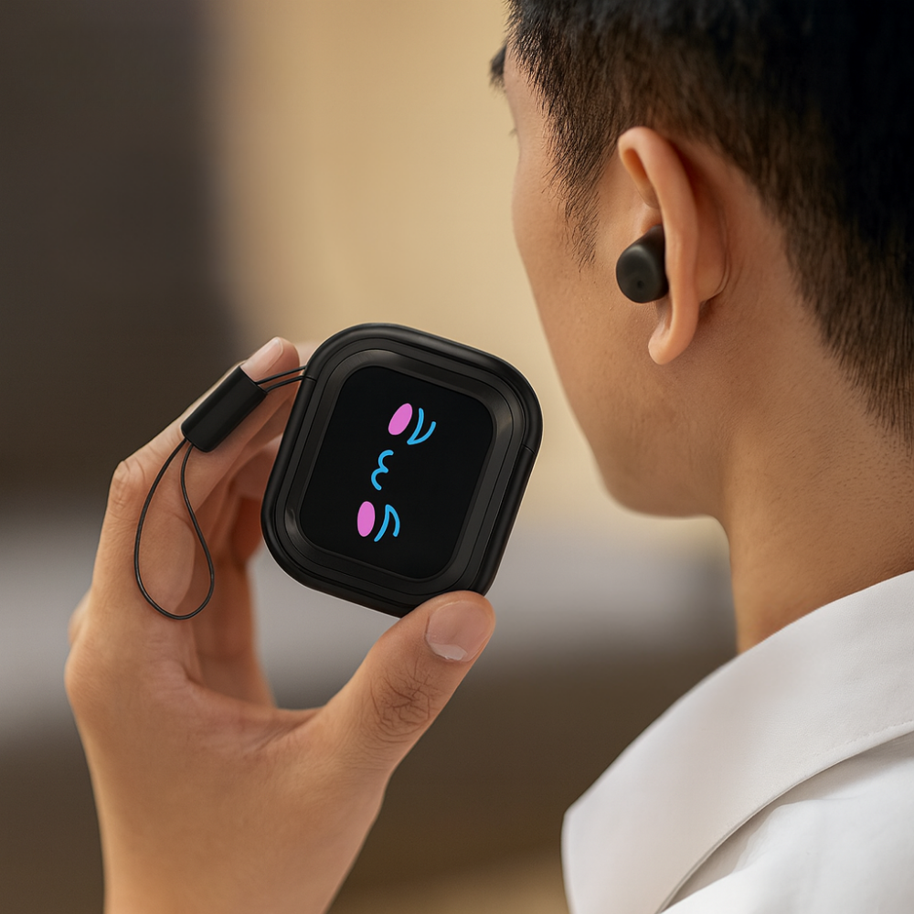 AI Translation Wireless Earbuds with Noise Cancelling and USB Type-C Charging 0