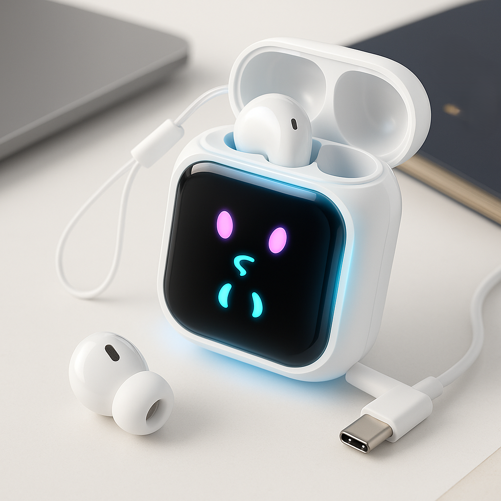 AI Translation Wireless Earbuds with Noise Cancelling and USB Type-C Charging 2