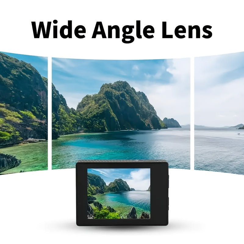 Action Camera with HD 1080P Video and 140° Wide-Angle Lens for Outdoor Adventures 5