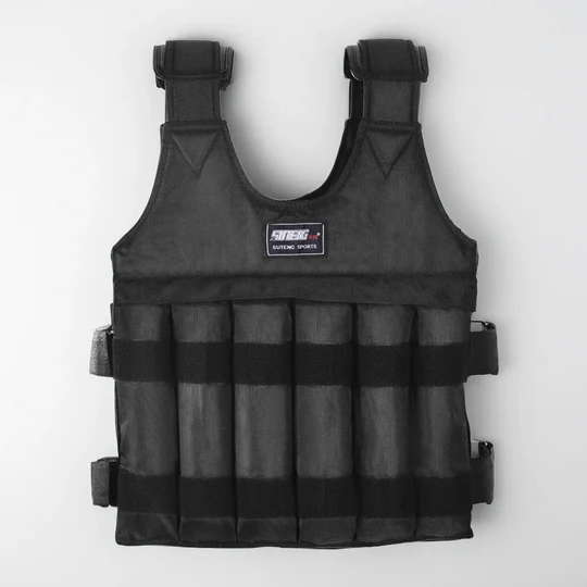 Adjustable 110 lb Weighted Vest for Strength Training and Endurance – Ideal for Running and Walking Workouts 1