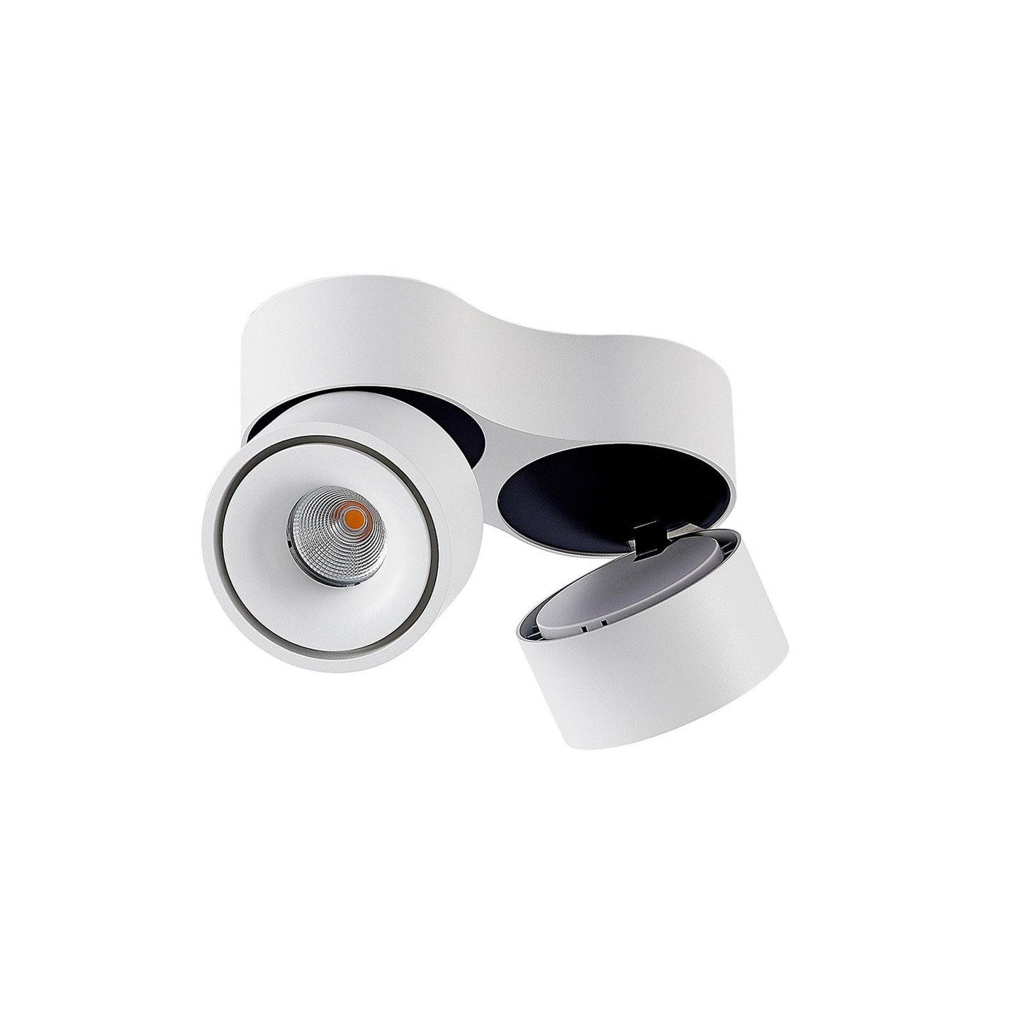 Adjustable Dual Spotlight Ceiling Light Fixture with Warm White LED – Modern Aluminum Design 3