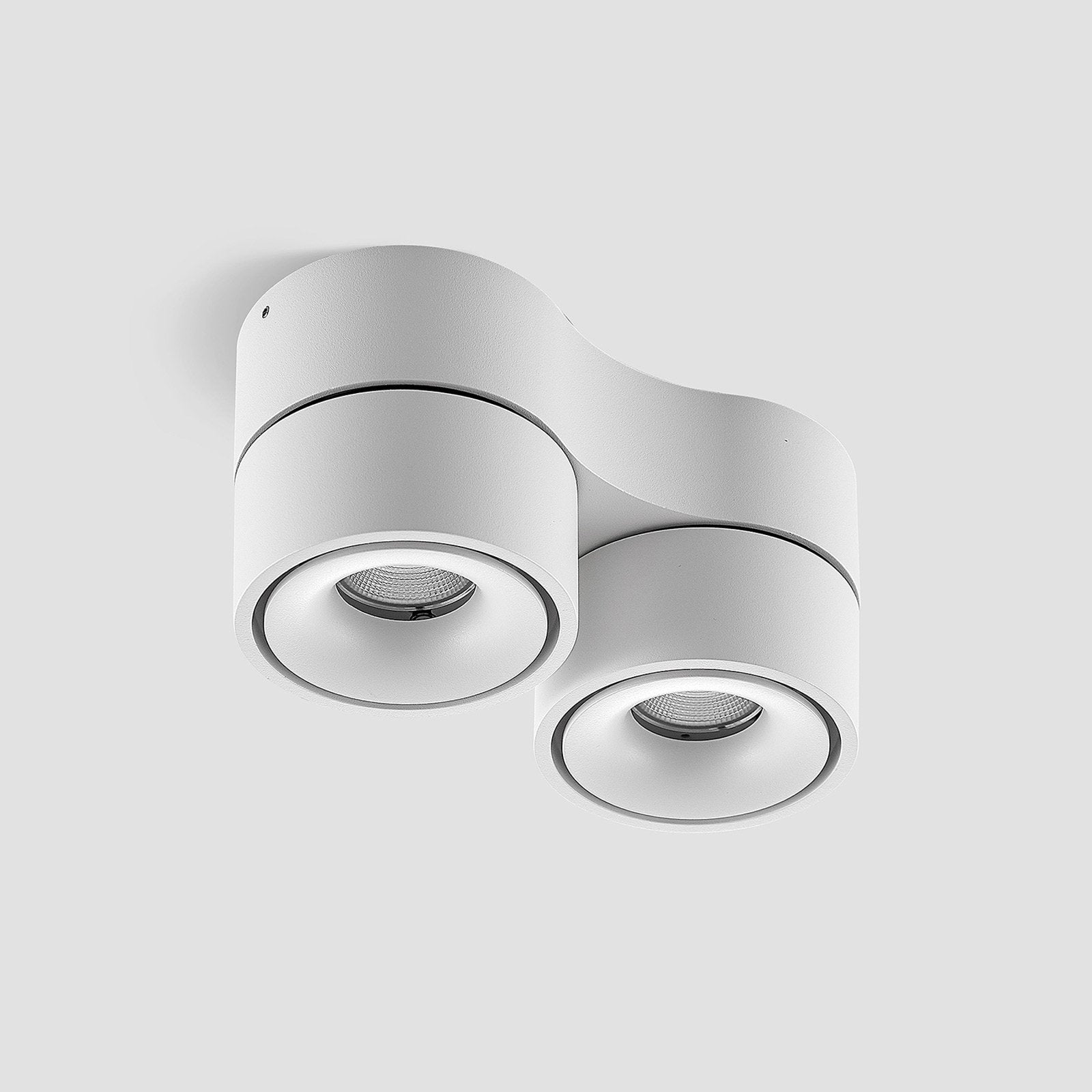 Adjustable Dual Spotlight Ceiling Light Fixture with Warm White LED – Modern Aluminum Design 5
