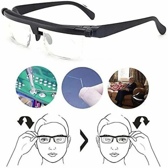 Adjustable Focus Glasses for Near and Far Vision – Lightweight, Impact-Resistant Adjustable Eyeglasses 6