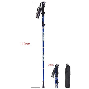 Adjustable Lightweight Trekking Poles – Collapsible Telescopic Hiking Sticks for Enhanced Stability and Balance 6