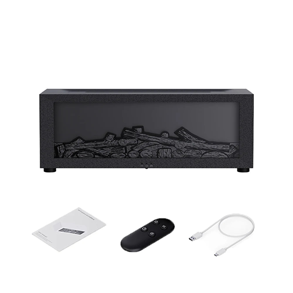 Air Humidifier and Purifier with Aromatherapy and Flame Effect – Large Capacity, Adjustable Mist 6