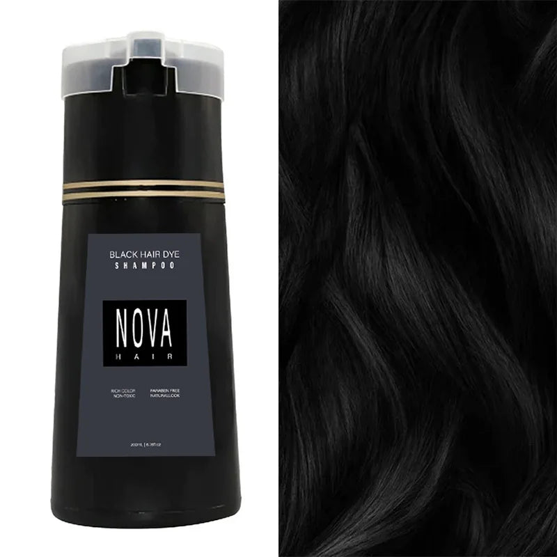 Ammonia-Free Hair Dye Shampoo for Fast 10-Minute Grey Coverage – Nourishing Formula with Botanical Ingredients 2