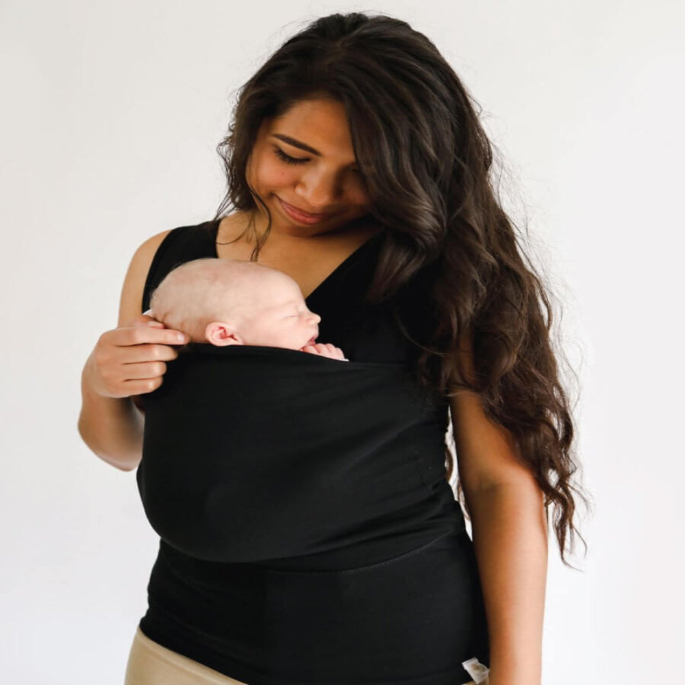 Baby Carrier Wrap Sling in Soft Cotton – Comfortable T-Shirt Style for Newborns 0
