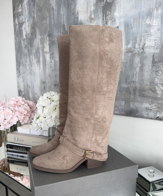 Beige Knee High Boots for Women – Comfortable and Stylish for Any Occasion 0