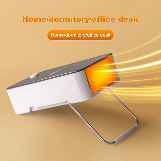 Best Portable Electric Mini Heater – Small Space Heater with Adjustable Stand for Home and Office, 50W Warm Air Blower
