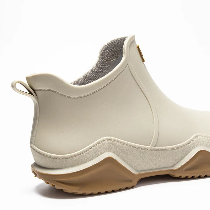 Black Waterproof Ankle Boots for Women – Slip-Resistant and Lightweight Stylish Footwear 8