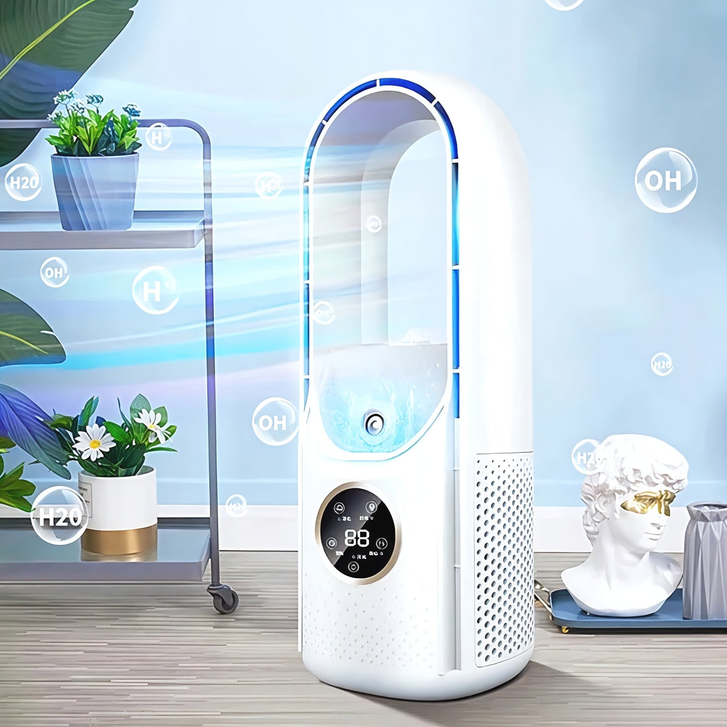 Bladeless Portable Air Cooler with Quiet Operation and Multiple Cooling Modes 4