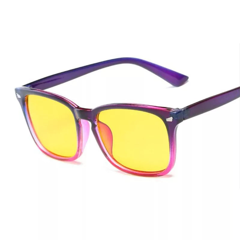 Blue Light Blocking Glasses with Stylish Square Frame – Eye Strain Relief and Sleep Improvement 3