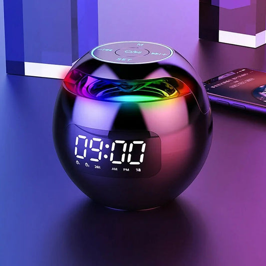 Bluetooth Alarm Clock with LED Light Show – 3-in-1 Speaker, Night Light, and Alarm 1