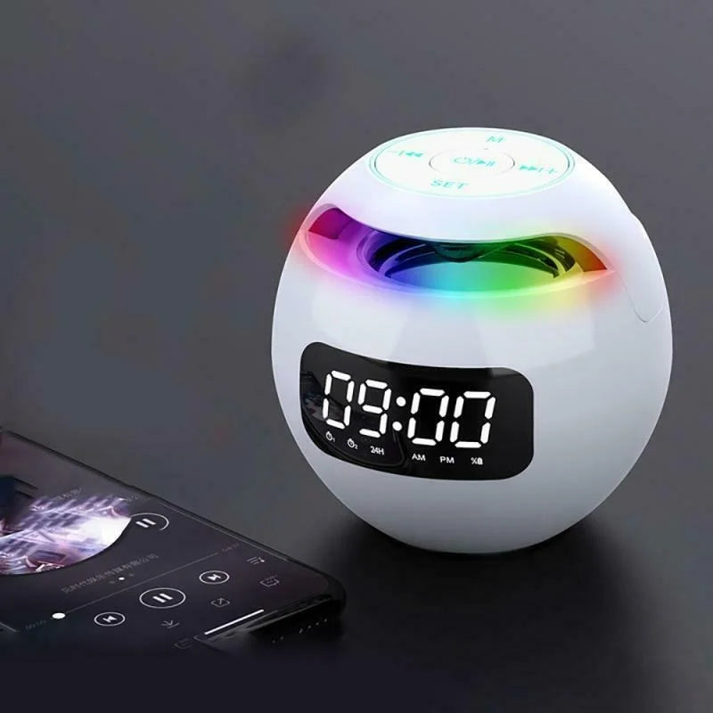 Bluetooth Alarm Clock with LED Light Show – 3-in-1 Speaker, Night Light, and Alarm 2