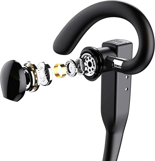 Bluetooth Headset with Noise Cancelling Mic – Ergonomic Wireless Earpiece for Clear Calls 1