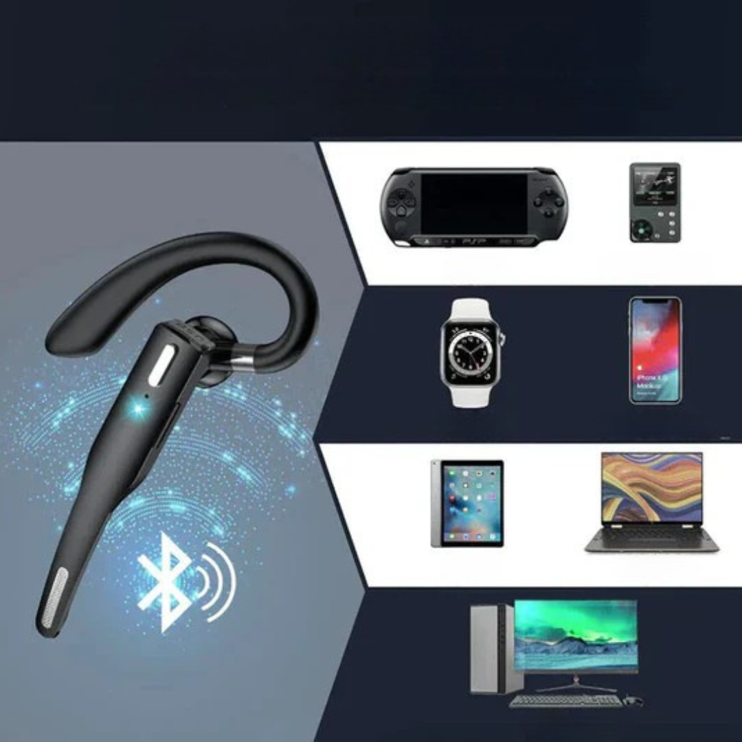Bluetooth Headset with Noise Cancelling Mic – Ergonomic Wireless Earpiece for Clear Calls 5