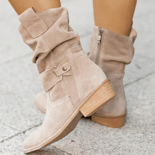 Brown Suede Ankle Boots for Women – Comfortable Everyday Booties with Timeless Style 0