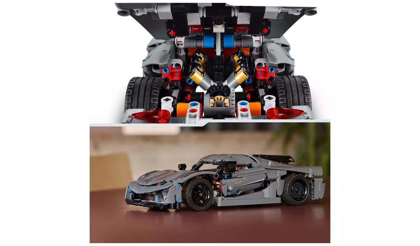 Buildable Car Toy with V8 Engine and Moving Parts for Kids Aged 10+ 1