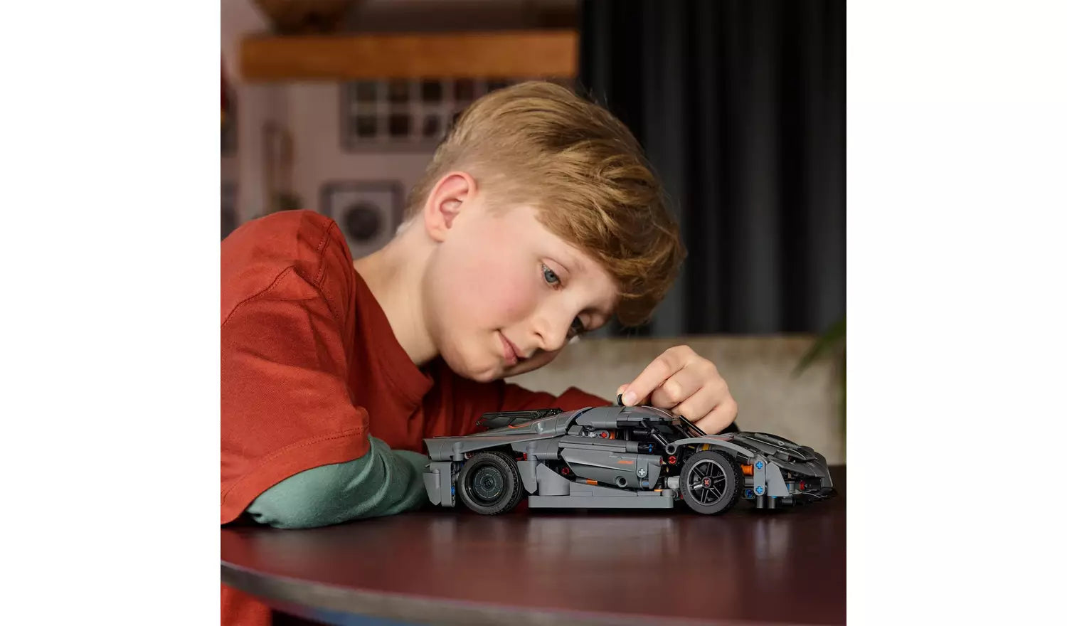 Buildable Car Toy with V8 Engine and Moving Parts for Kids Aged 10+ 6