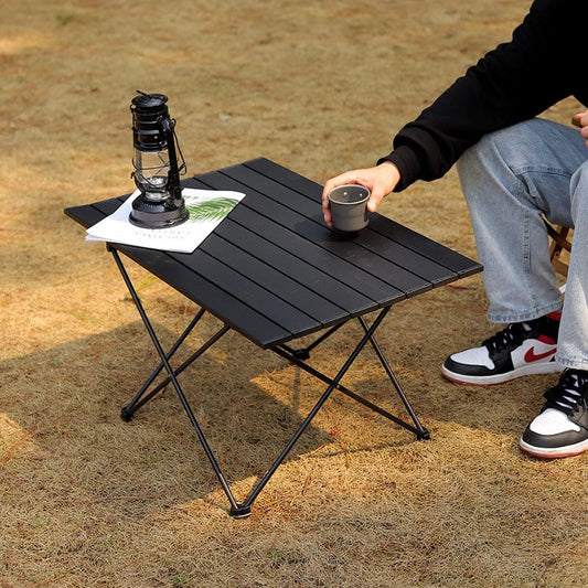 Camping Folding Aluminum Table – Lightweight, Portable, and Durable for Outdoor Adventures 0