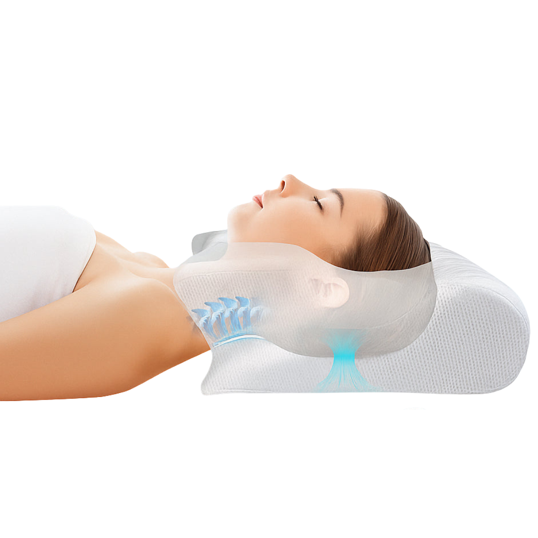 Cervical Neck Support Pillow for Neck Pain Relief – Ergonomic Memory Foam with Hypoallergenic Cover, Ideal for Side and Back Sleepers 2