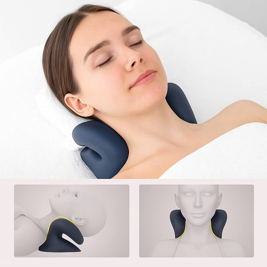 Cervical Neck Support Pillow for Pain Relief – Ergonomic Memory Foam Pillow for Comfortable Sleep and Better Posture 8