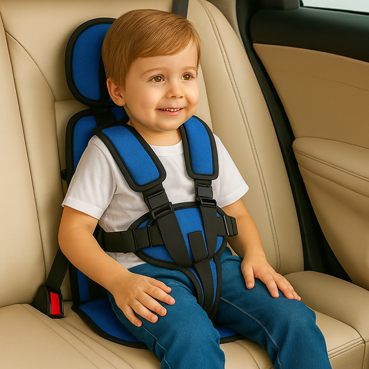 Child Car Booster Seat for Ages 1-14 – Lightweight, Portable, and Crash-Tested Safety 0