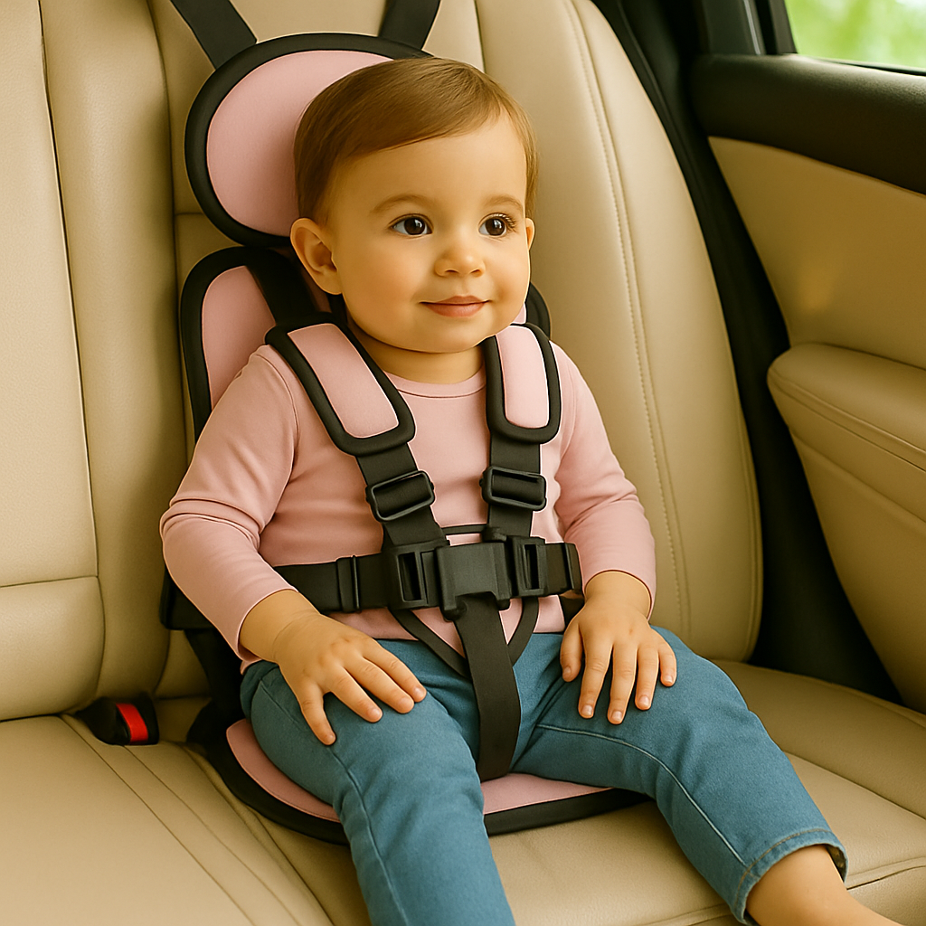 Child Car Booster Seat for Ages 1-14 – Lightweight, Portable, and Crash-Tested Safety 2