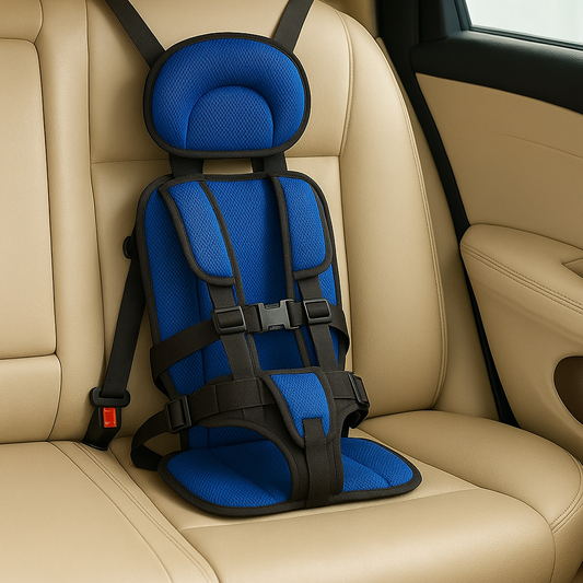 Child Car Booster Seat with Safety Harness – Lightweight and Comfortable for Ages 1-14 0