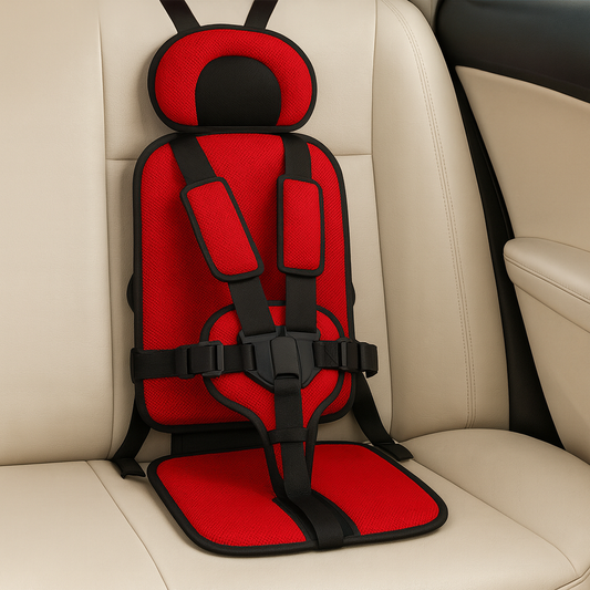 Child Car Booster Seat with Safety Harness – Lightweight and Comfortable for Ages 1-14 1