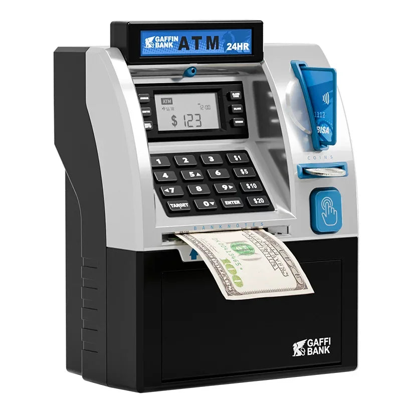 Children's Electronic ATM Piggy Bank with Password Protection, Card Swipe Feature and Interactive Sounds 2