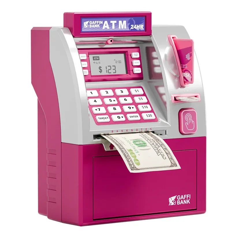 Children's Electronic ATM Piggy Bank with Password Protection, Card Swipe Feature and Interactive Sounds 3