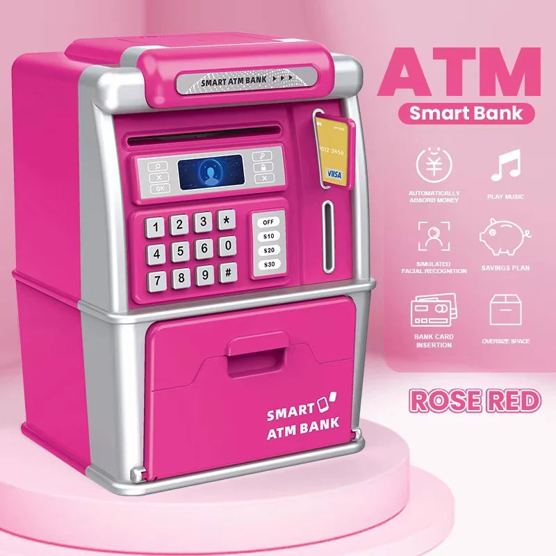 Children's Electronic ATM Piggy Bank with Password Protection, Card Swipe Feature and Interactive Sounds 6