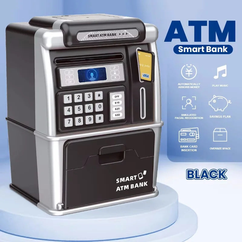 Children's Electronic ATM Piggy Bank with Password Protection, Card Swipe Feature and Interactive Sounds 7