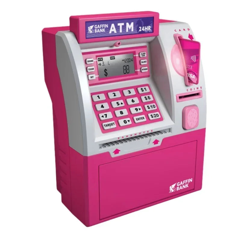 Children's Electronic ATM Piggy Bank with Password Protection, Card Swipe Feature and Interactive Sounds 8