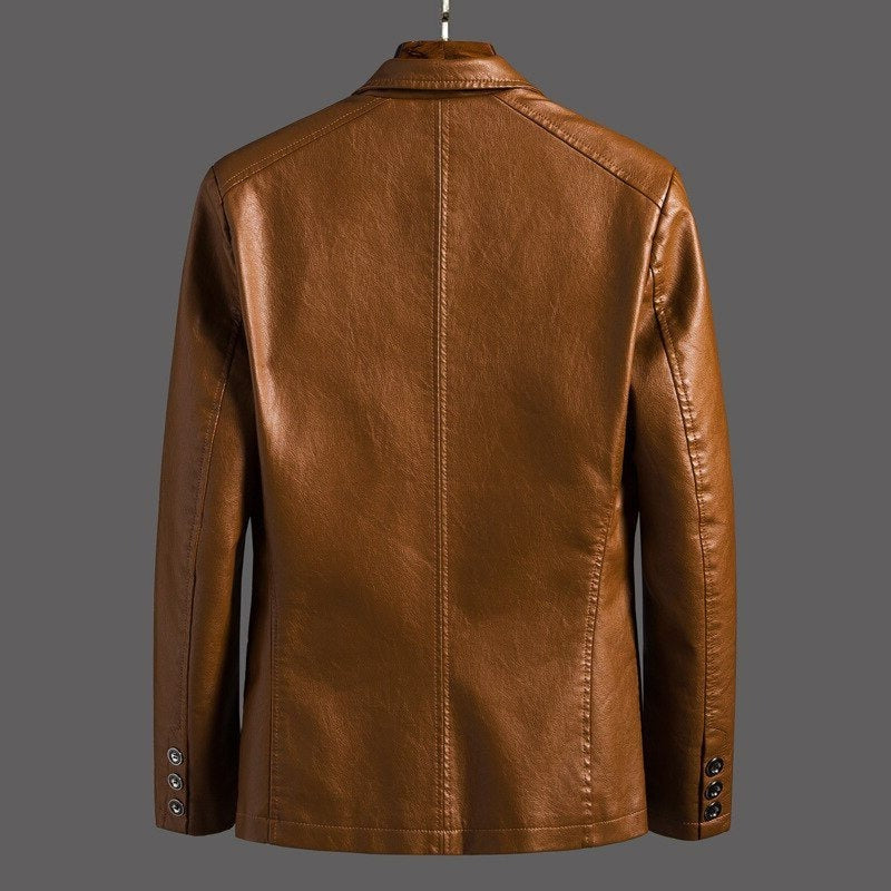 Classic Genuine Leather Jacket for Men – Timeless Style and Durable Comfort 2
