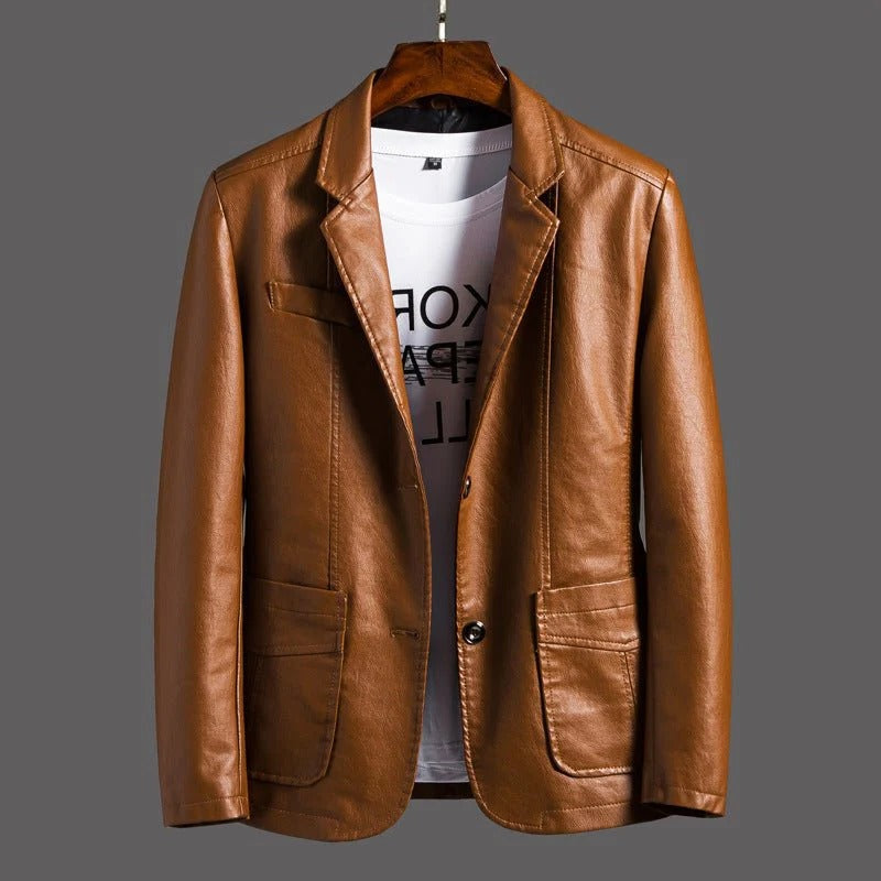 Classic Genuine Leather Jacket for Men – Timeless Style and Durable Comfort 3