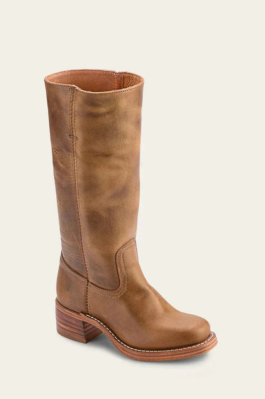 Classic Women's Leather Boots with Block Heel – Durable Handcrafted Design for Timeless Style 1