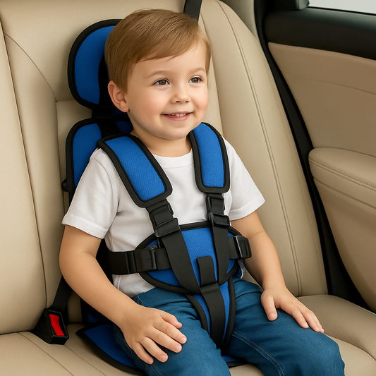Comfortable Child Car Booster Seat for Safe Travel – Lightweight and Portable 0