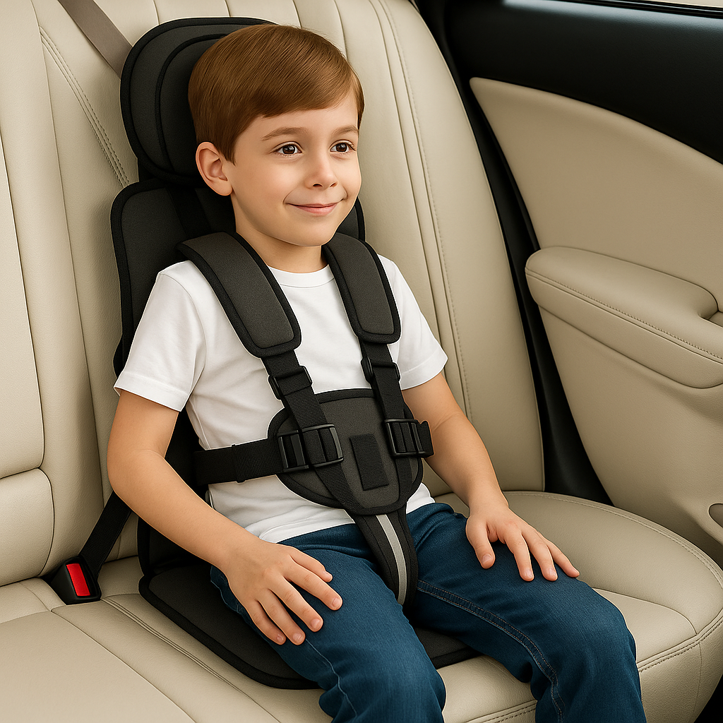 Comfortable Child Car Booster Seat for Safe Travel – Lightweight and Portable 11