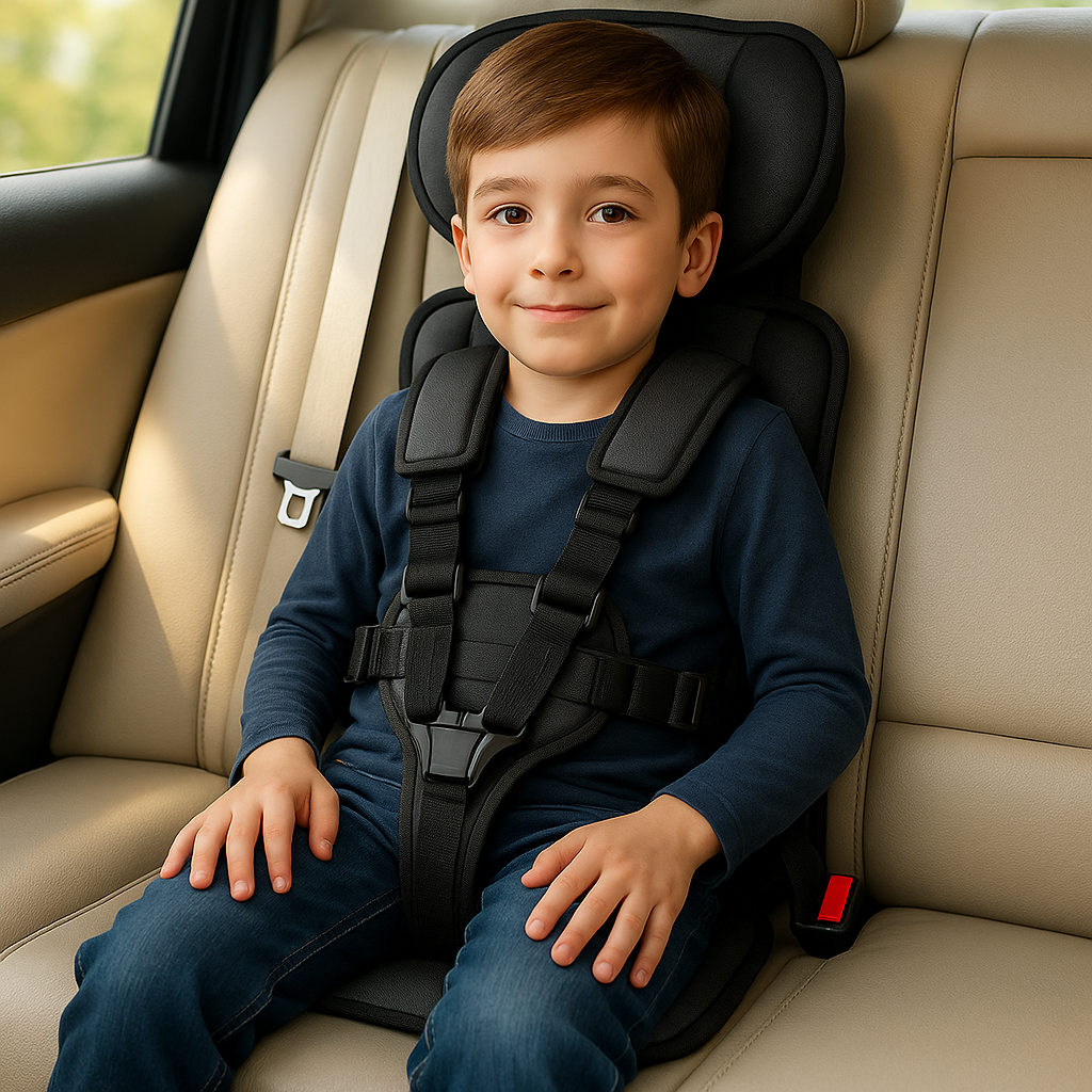 Comfortable Child Car Booster Seat for Safe Travel – Lightweight and Portable 12